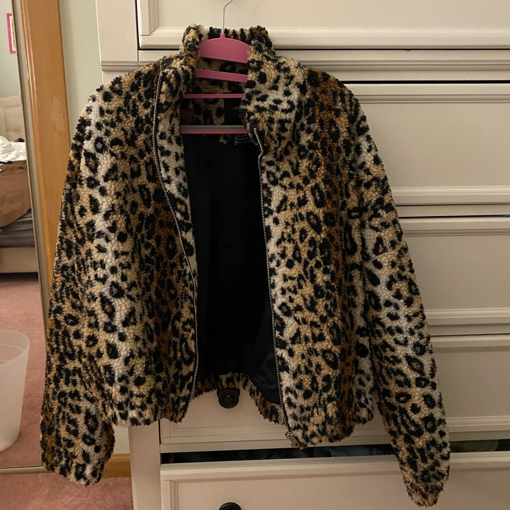 Forever 21 cheetah jacket